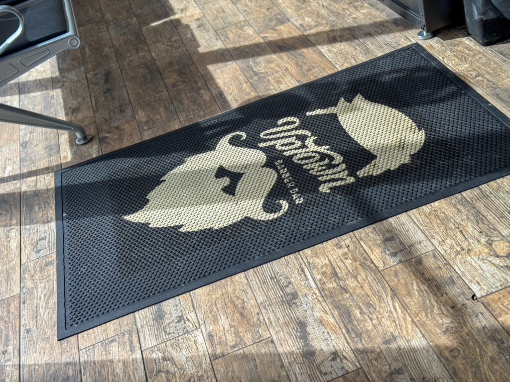 Uptown Barber Bar Welcome Mat