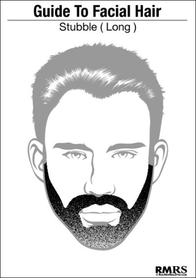 Long Stubble Beard Style